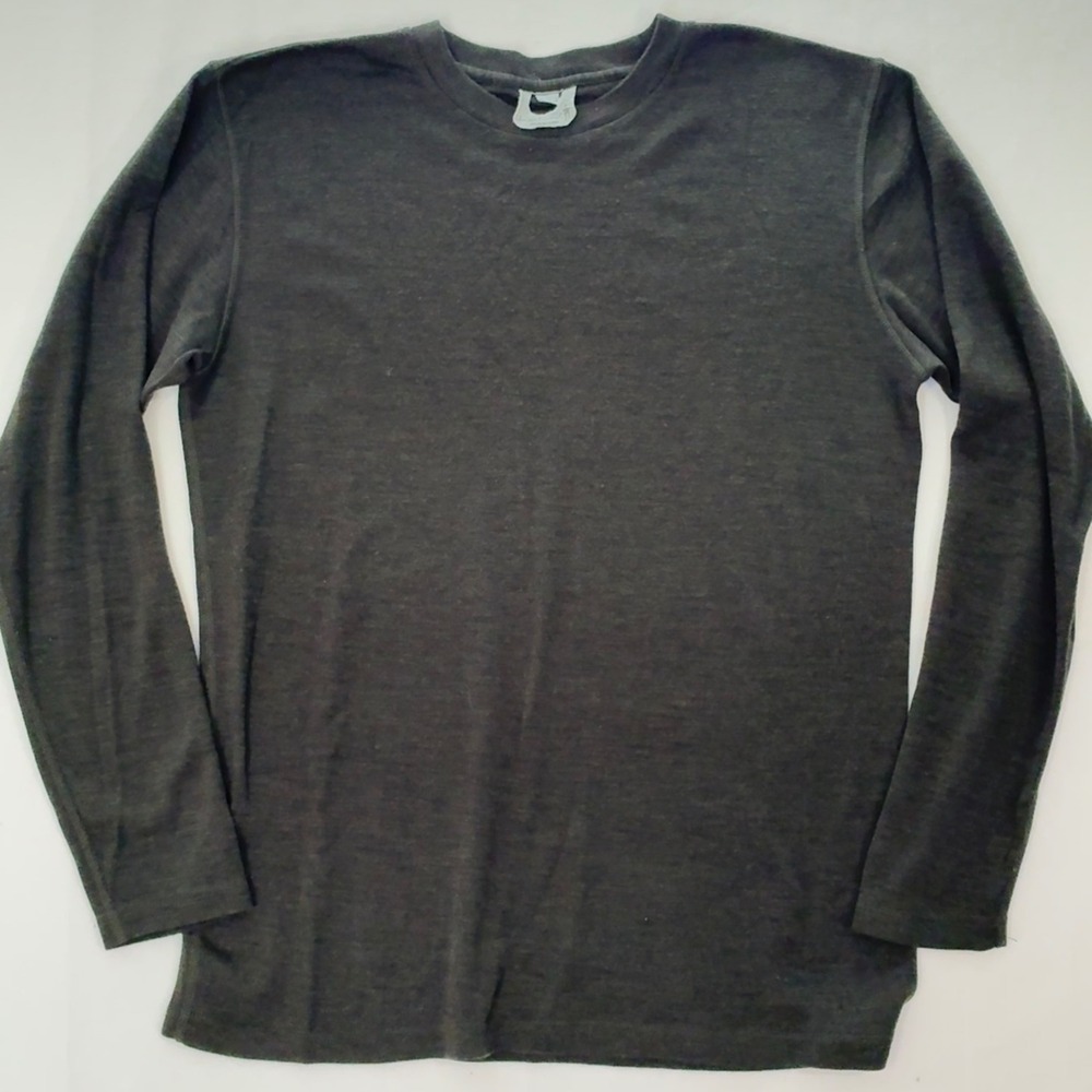 Smartwool Base Layer Shirt Mens XL Gray Merino Wool Long Sleeve Crew Gorpcore
